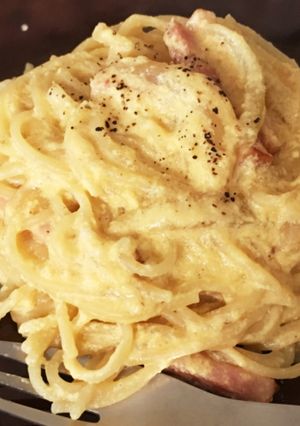 超簡単！カルボナーラ-レシピのメイン写真