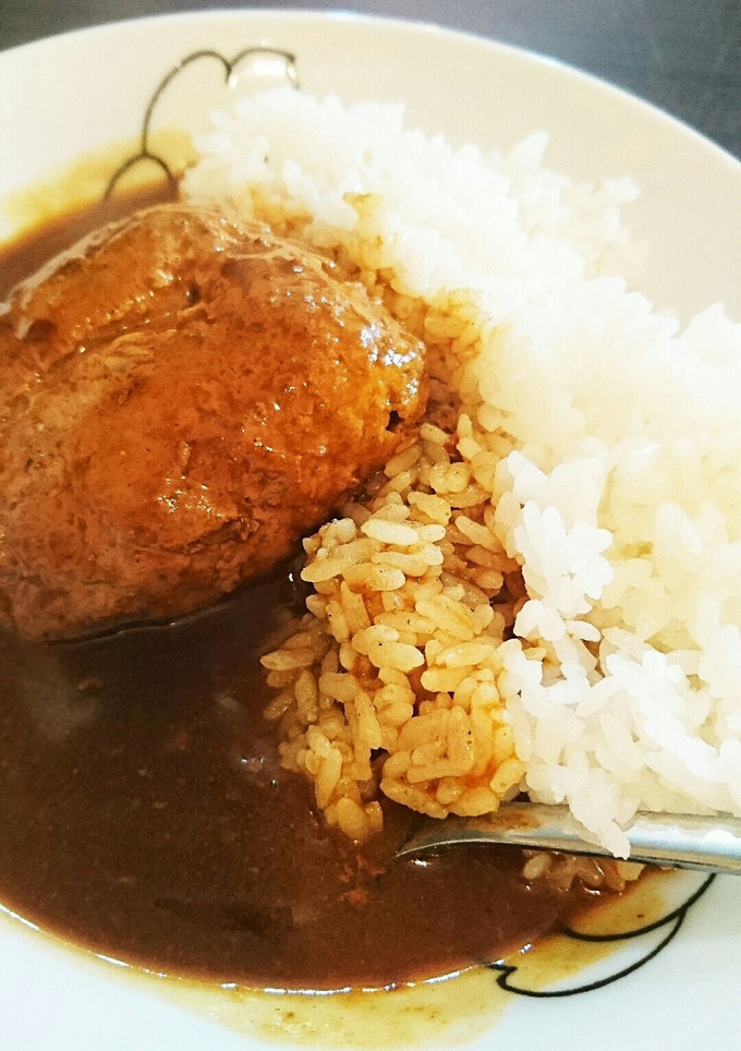 簡単！作り置きハンバーグで☆和風カレー-レシピのメイン写真