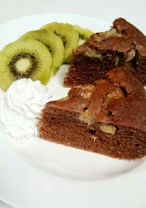 簡単♪炊飯器ケーキ☆チョコバナナ☆-レシピのメイン写真