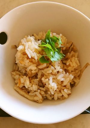 味付けつぶ貝の出汁の炊き込みご飯-レシピのメイン写真