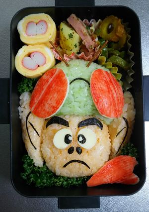 旦那キャラ弁⭐仮面ノリダー‼-レシピのメイン写真