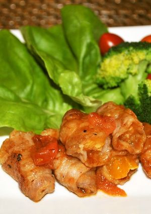 静岡みかんの巻焼肉-レシピのメイン写真