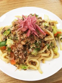 簡単ランチに焼うどん^ ^-レシピのメイン写真