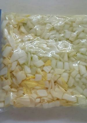 白菜の芯*塩もみ保存-レシピのメイン写真