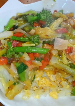はなっこりーの餡掛け卵炒飯-レシピのメイン写真