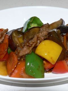 夏野菜の甘酢炒め♪-レシピのメイン写真