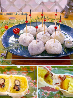 お節のリメイク*レンジでもちもち和菓子♪-レシピのメイン写真