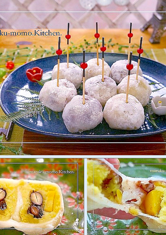 お節のリメイク＊レンジでもちもち和菓子♪-レシピのメイン写真