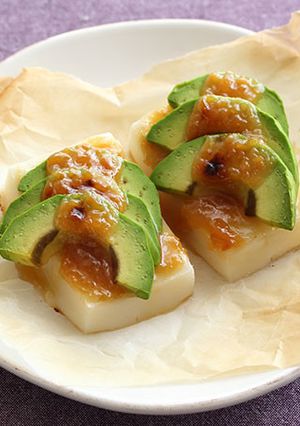 アボカドと糀みその和風焼きもち-レシピのメイン写真