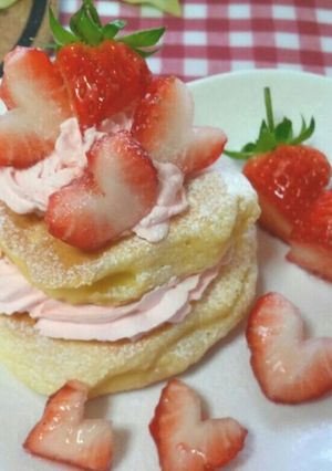 簡単♥ホットケーキでおしゃれにおやつ♥-レシピのメイン写真