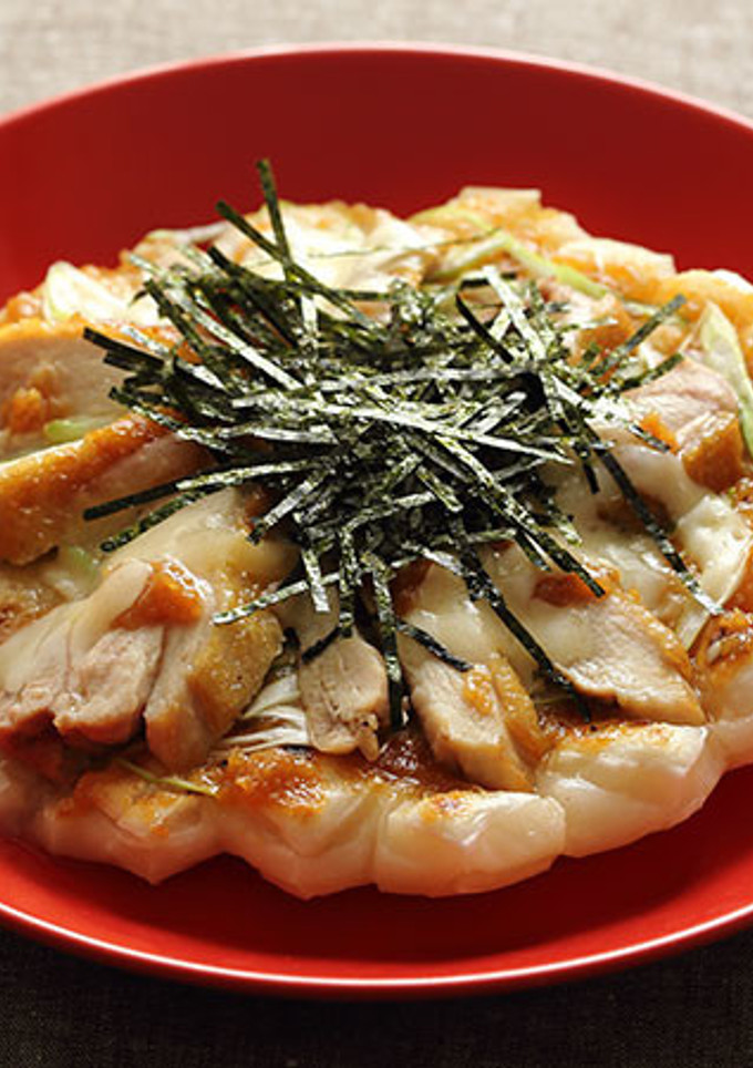 チキンと糀みその和風もちピザ-レシピのメイン写真