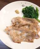 「なにわポーク」ロースの生姜焼き