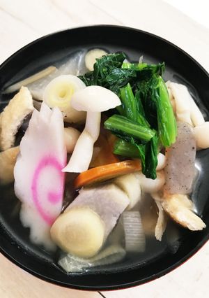 お正月の余った材料でde寄せ集め汁-レシピのメイン写真
