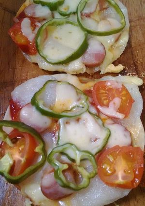 もち餃子ピザ♪-レシピのメイン写真
