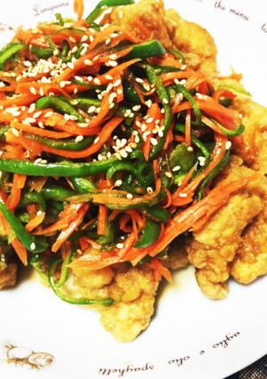 直伝!さっぱり鶏肉の甘酢和え!-レシピのメイン写真