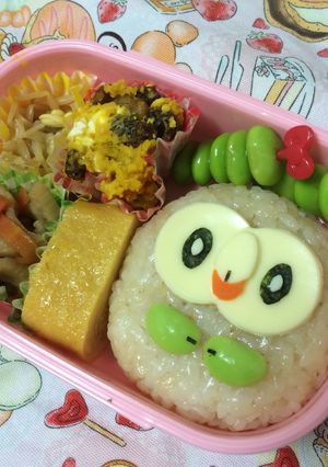 キャラ弁⋆モクロー⋆ポケモンサン＆ムーン-レシピのメイン写真