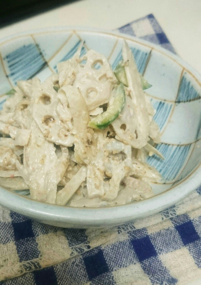 簡単♥れんこんとごぼうのマヨぽんサラダ♪-レシピのメイン写真