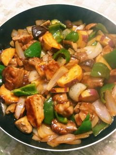 さつま芋と鶏肉で酢鶏風♪おいしい甘酢炒め-レシピのメイン写真