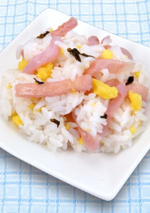 ☆パリパリ割干の梅酢混ぜごはん☆-レシピのメイン写真