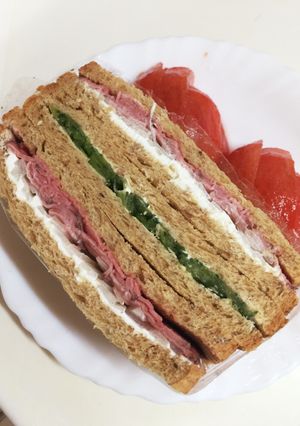 ランチお弁当にアフタヌーン風サンドイッチ-レシピのメイン写真