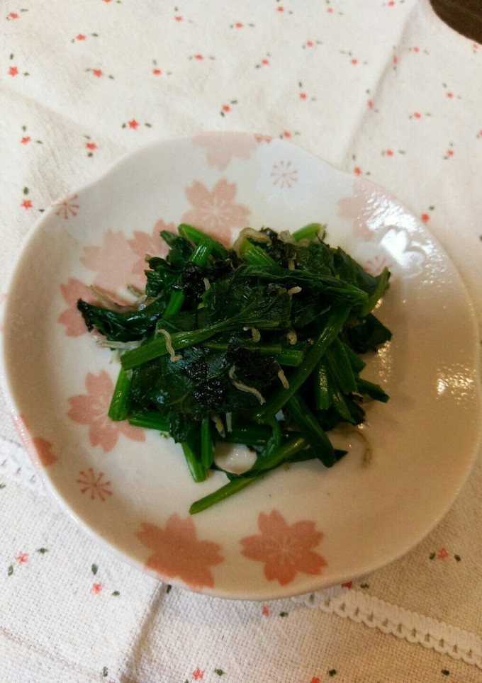 ほうれん草としらすの海苔和え-レシピのメイン写真