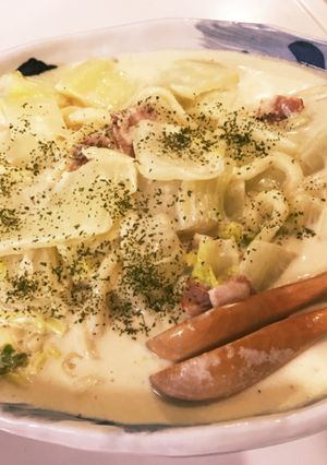 あったまるクリームうどん煮-レシピのメイン写真
