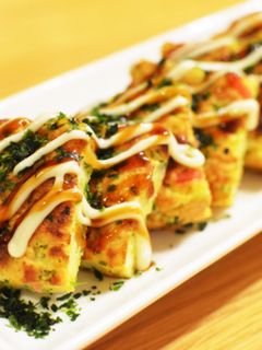 卵焼き器で!お好み焼き風はんぺん-レシピのメイン写真