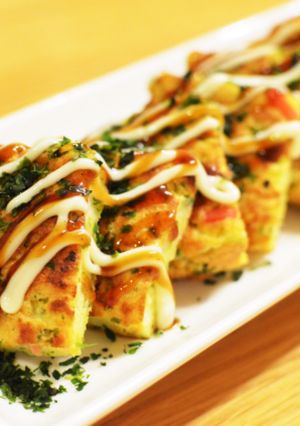 卵焼き器で！お好み焼き風はんぺん-レシピのメイン写真