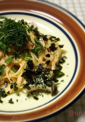 牛乳で作る!和風めんたいクリームパスタ-レシピのメイン写真