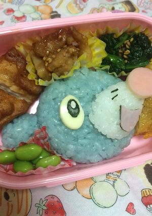 キャラ弁⋆アシマリ⋆ポケモンサン&ムーン-レシピのメイン写真