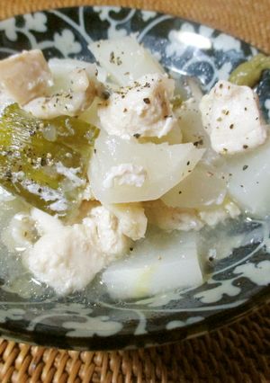 ほっこり~♪蕪&鶏 鍋のような煮物-レシピのメイン写真