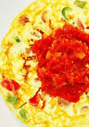 お豆腐入りふわふわオムレツ-レシピのメイン写真
