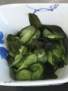 胡瓜と若布の酢の物-レシピのメイン写真