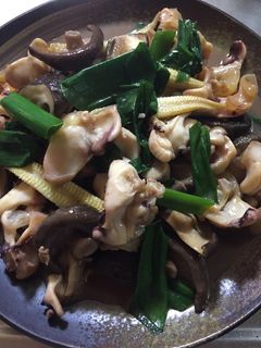 イカ軟骨としいたけのバター焼き❤️-レシピのメイン写真