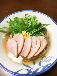 鴨そば-レシピのメイン写真