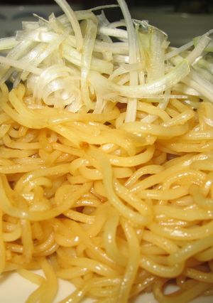 超簡単！超節約！ねぎ焼きそば-レシピのメイン写真
