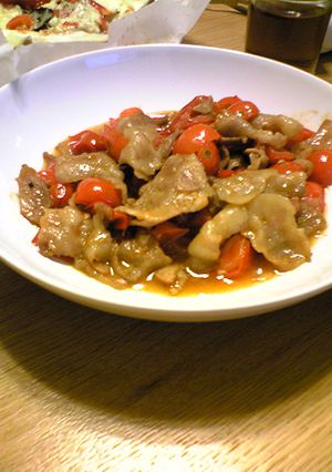 トマトと豚バラのポン酢煮-レシピのメイン写真