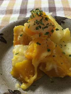 かぼちゃとじゃがいものチーズ和え-レシピのメイン写真