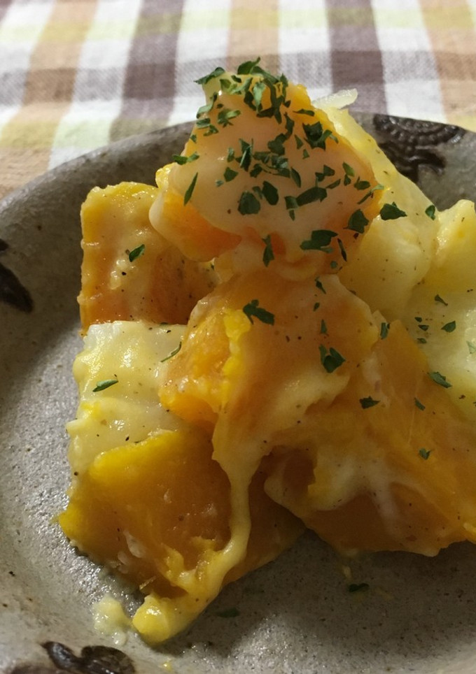 かぼちゃとじゃがいものチーズ和え-レシピのメイン写真