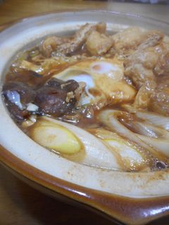 一人鍋でみそ煮込み鶏鍋-レシピのメイン写真