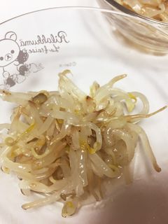 レンジだけで簡単副菜♥もやしナムル-レシピのメイン写真