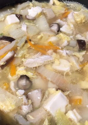 白菜ささみ豆腐のしょうがスープ-レシピのメイン写真