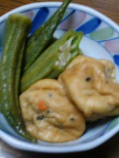 オクラとがんもの煮物-レシピのメイン写真