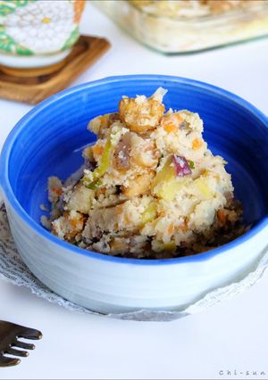 鶏皮でコクアゲ☆おから煮！（卯の花）-レシピのメイン写真