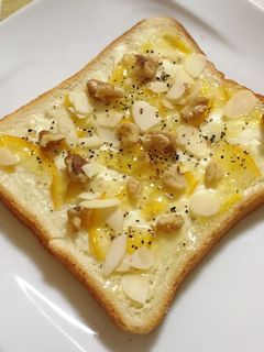 マーマレードクリチ*ナッツBPトースト-レシピのメイン写真