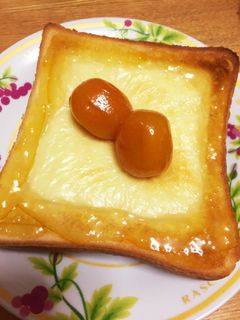 マーマレードチーズトースト☆金柑のせ-レシピのメイン写真