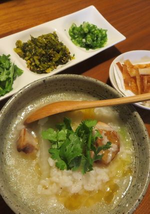 中国風鶏のおかゆ♬-レシピのメイン写真