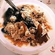 黒豆きな粉と胡桃のヨーグルト