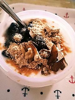 黒豆きな粉と胡桃のヨーグルト-レシピのメイン写真