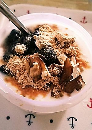黒豆きな粉と胡桃のヨーグルト-レシピのメイン写真